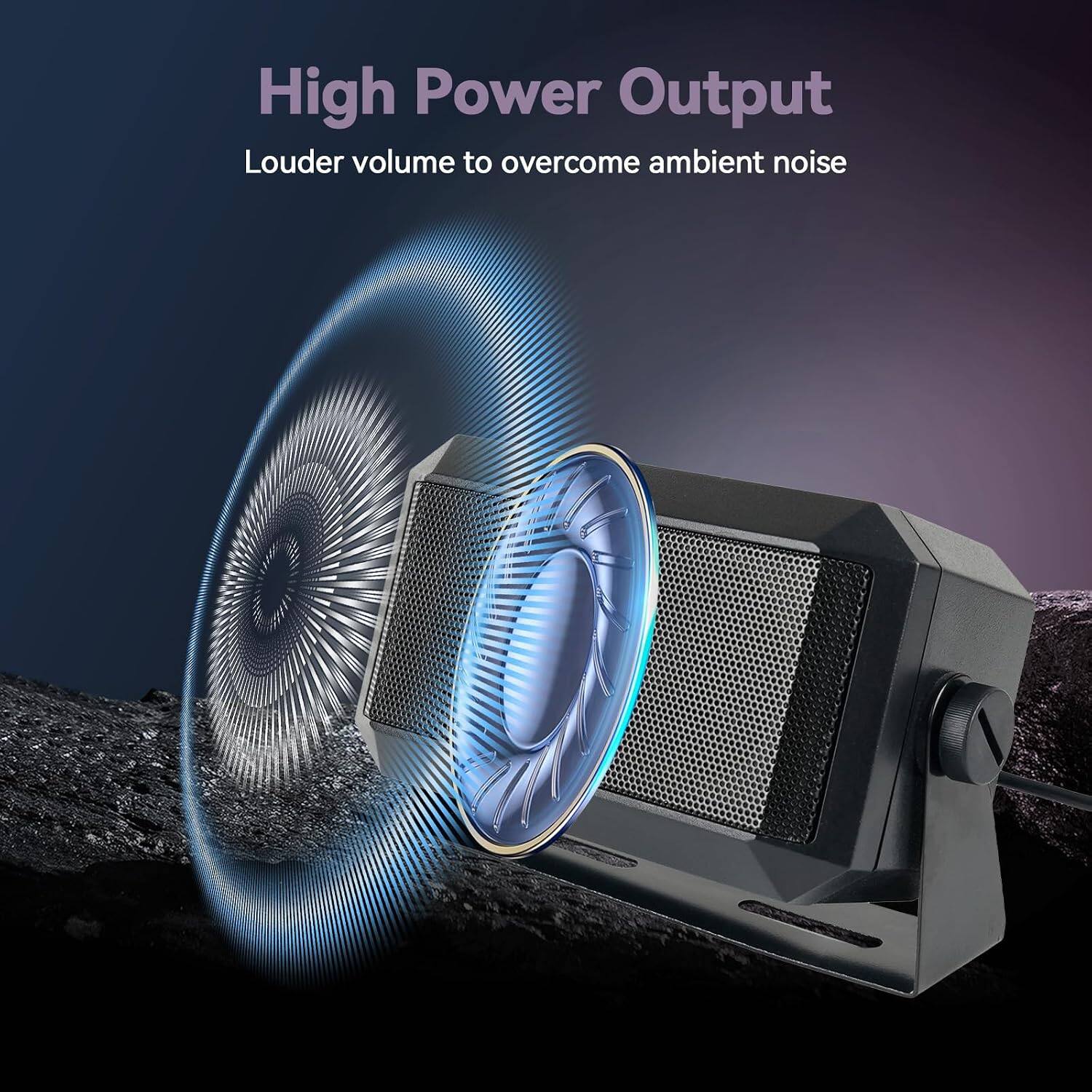 High Power Output  
Louder volume to overcome ambient noise