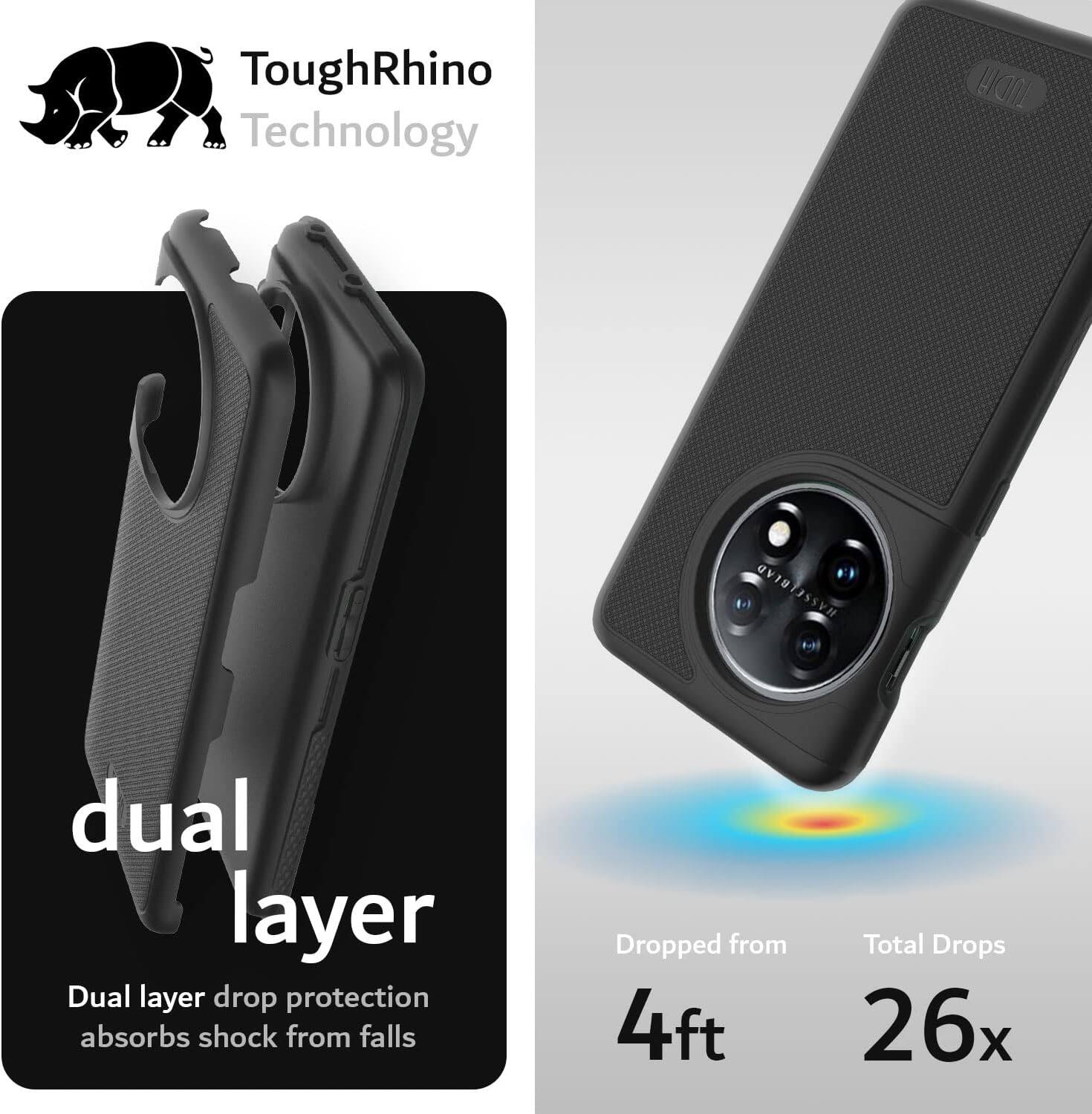 ToughRhino Technology

IDH GV9T355VH

dual layer

Dual layer drop protection absorbs shock from falls

Dropped from 4ft

Total Drops 26x