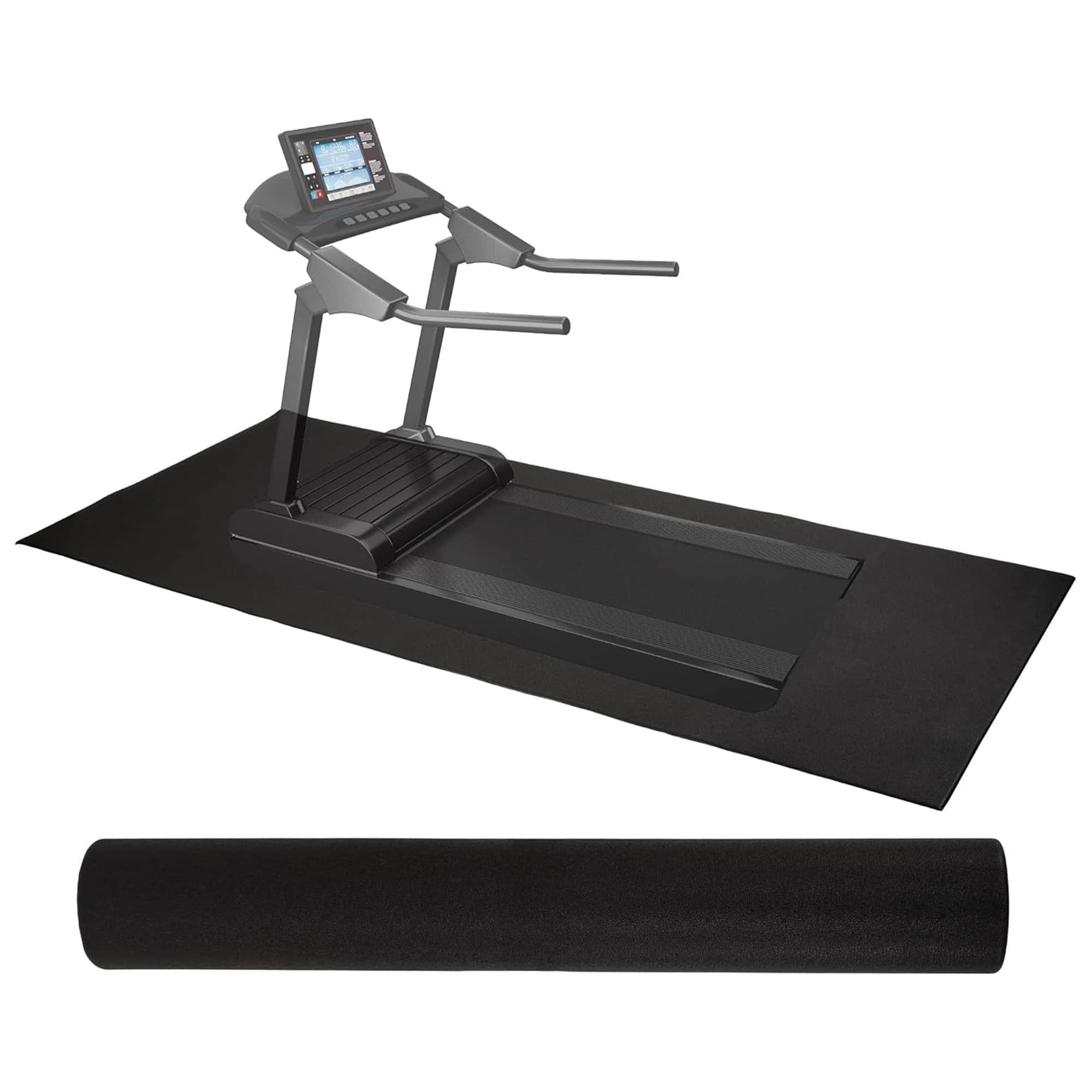 BalanceFrom Fitness - 6' x 9' High Density Gym Equipment Mat for Floor Protection - Black