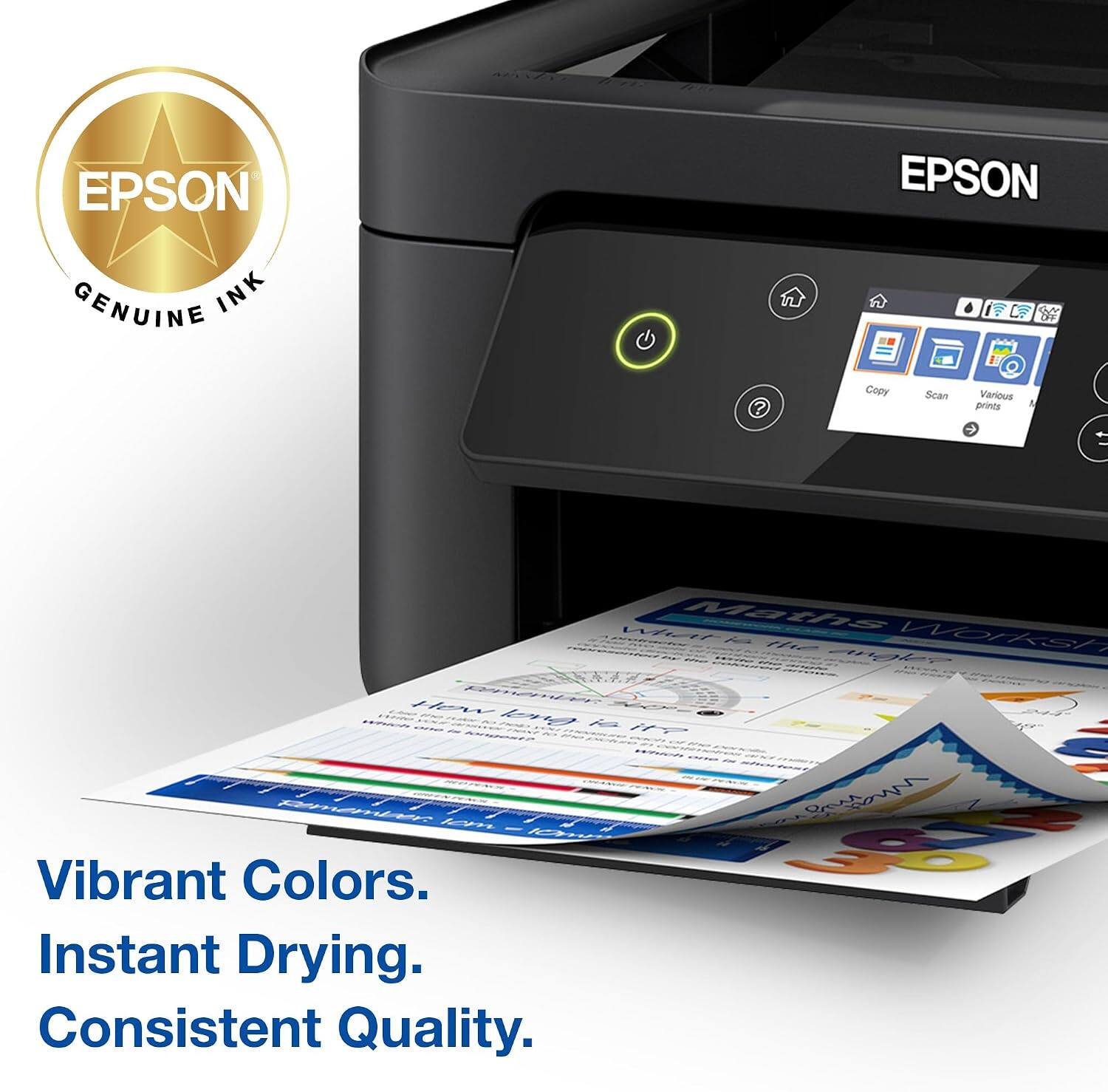 EPSON GENUINE INK

EPSON

Coby Scan Various prints

Maths Worksheet

Vibrant Colors. Instant Drying. Consistent Quality.