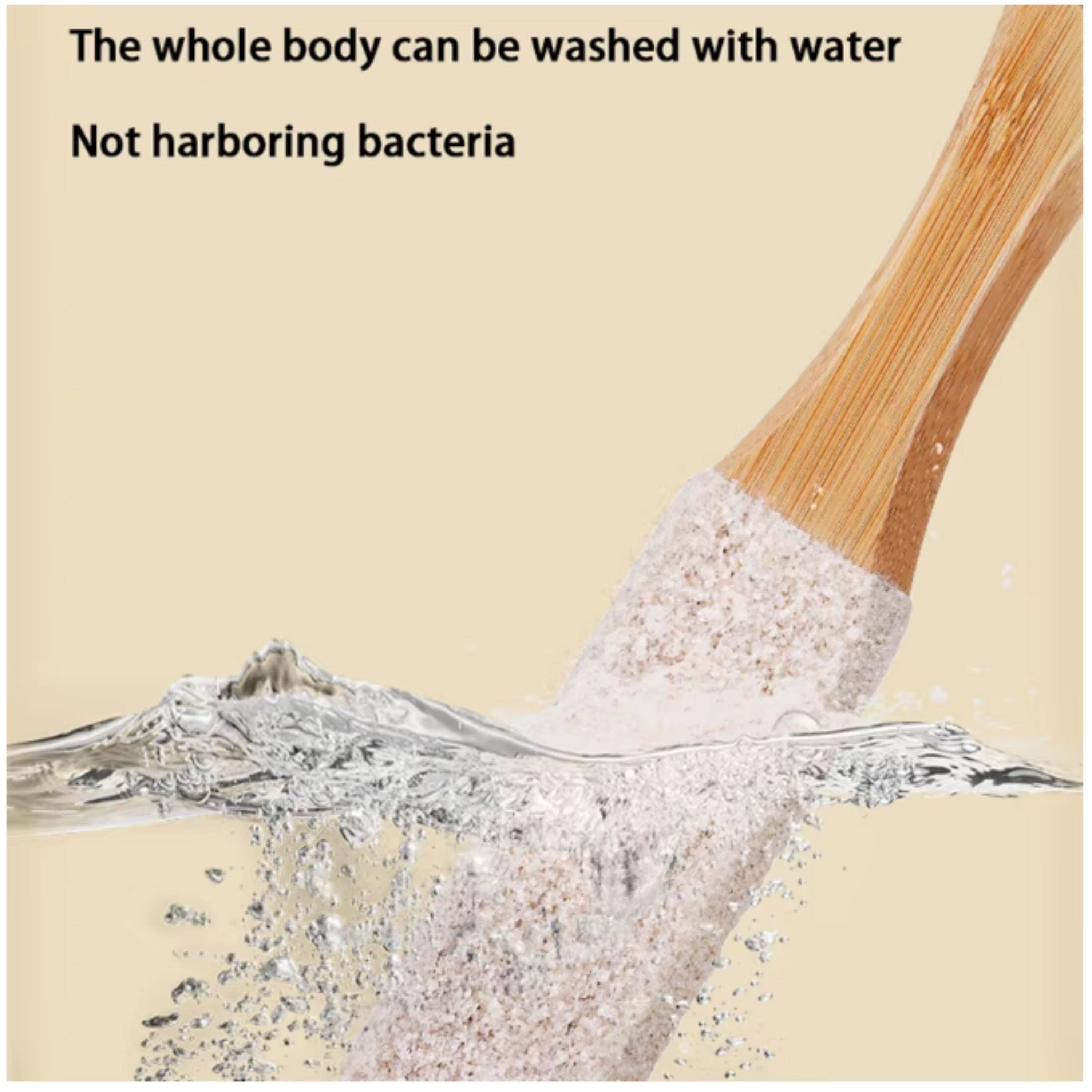 The whole body can be washed with water  
Not harboring bacteria