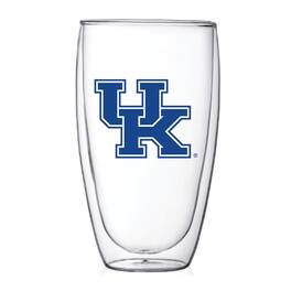 Indigo Falls - Kentucky Wildcats 15oz. Double Wall Thermo Glass - Multicolor