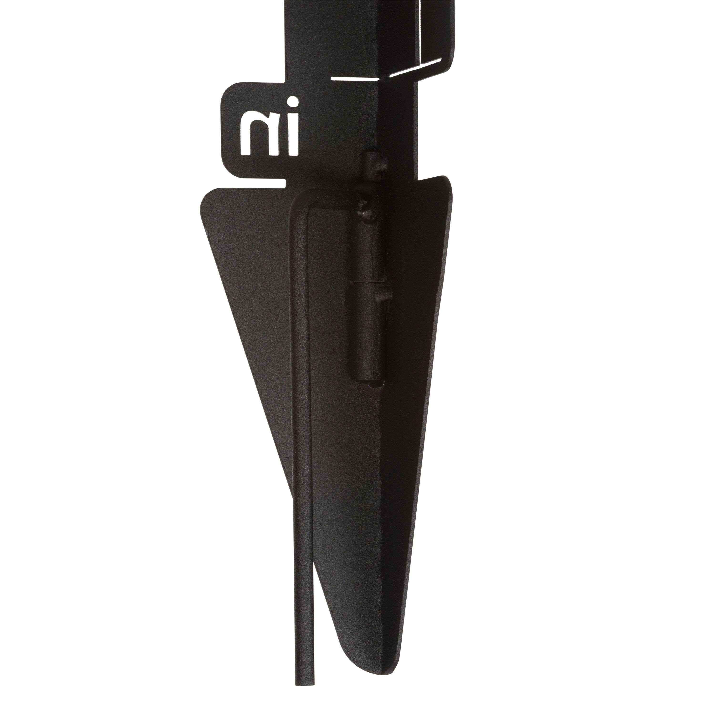 Alt View 2. La Crosse Technology - La Crosse 139-4686 24 Inch Metal Snow gauge - Dark brown.