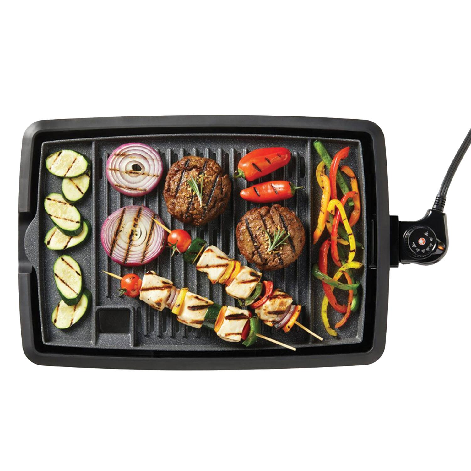 Alt View 1. THE ROCK by Starfrit - The Rock By Starfrit 024414-003-0000 Indoor Smokeless Electric Bbq Grill - black.