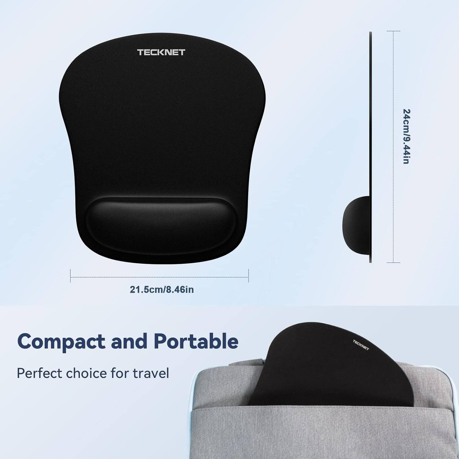 TECKNET

24cm/9.44in  
21.5cm/8.46in

Compact and Portable  
Perfect choice for travel