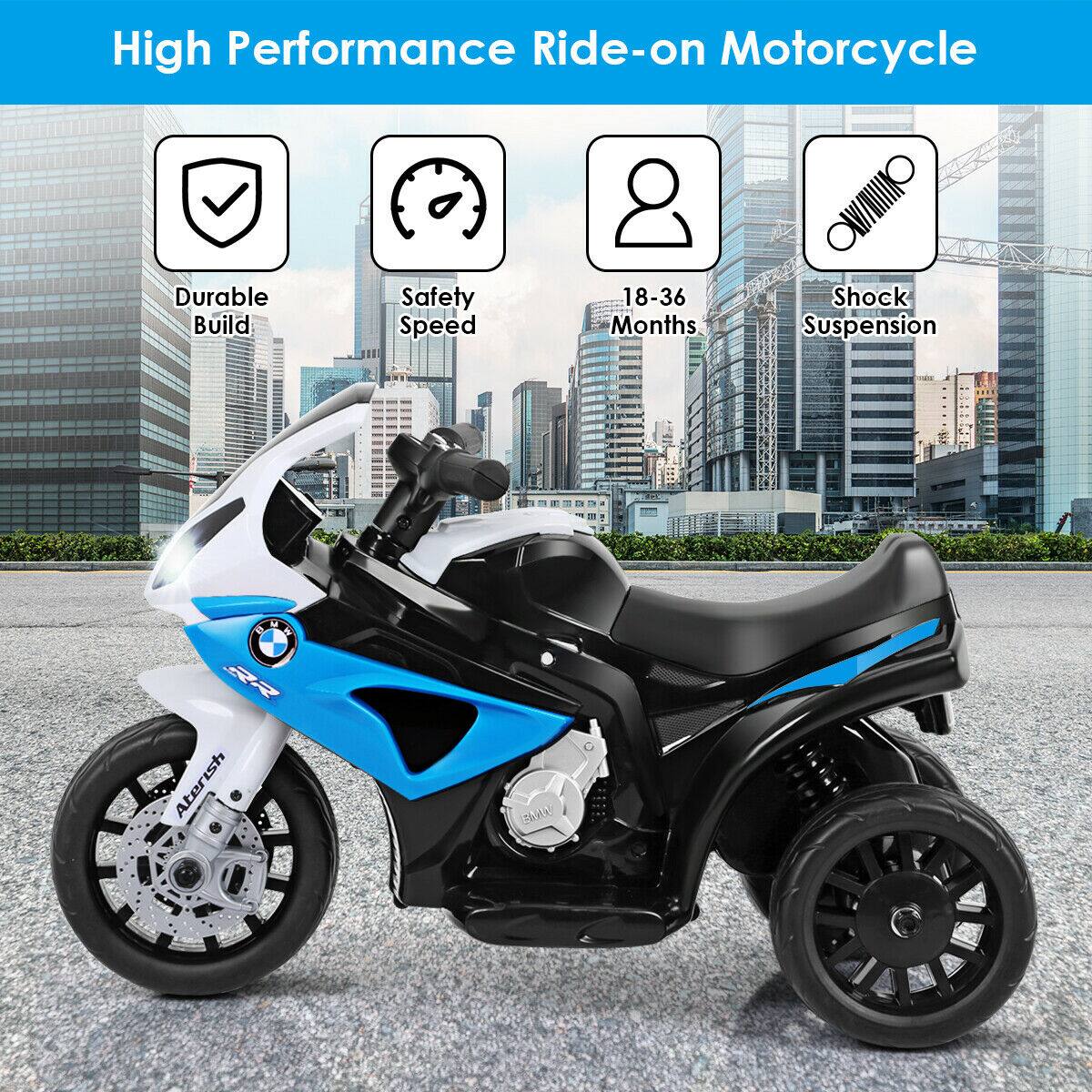 High Performance Ride-on Motorcycle

- Durable Build
- Safety Speed
- 18-36 Months
- Shock Suspension