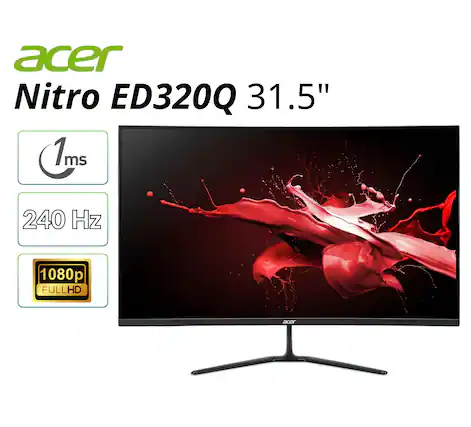 acer Nitro ED320Q 31.5" 1ms 240 Hz 1080p FULLHD