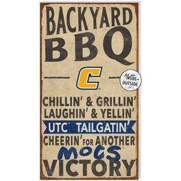 Jardine - Tennessee Chattanooga Mocs 11" x 20" Indoor/Outdoor BBQ Sign - Brown