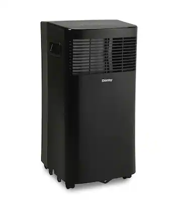Front. Danby - 8,000 BTU 3-in-1 Portable Air Conditioner - BLACK.