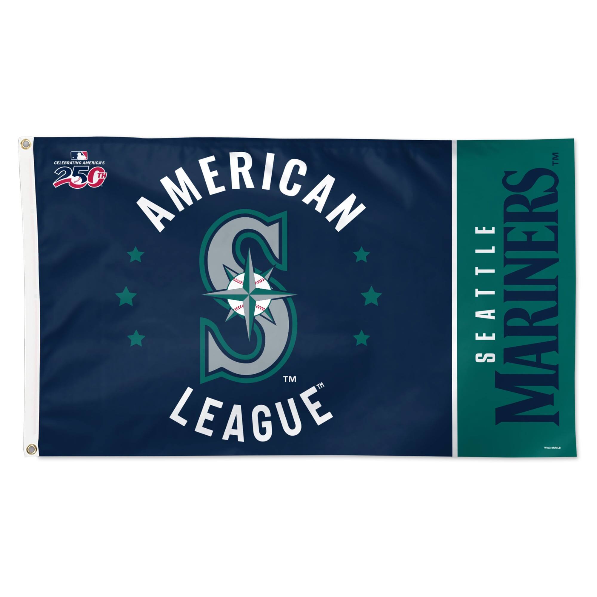 WinCraft - Seattle Mariners 3' x 5' One-Sided America 250 Deluxe Flag - Multicolor price history on PriceWatchPro