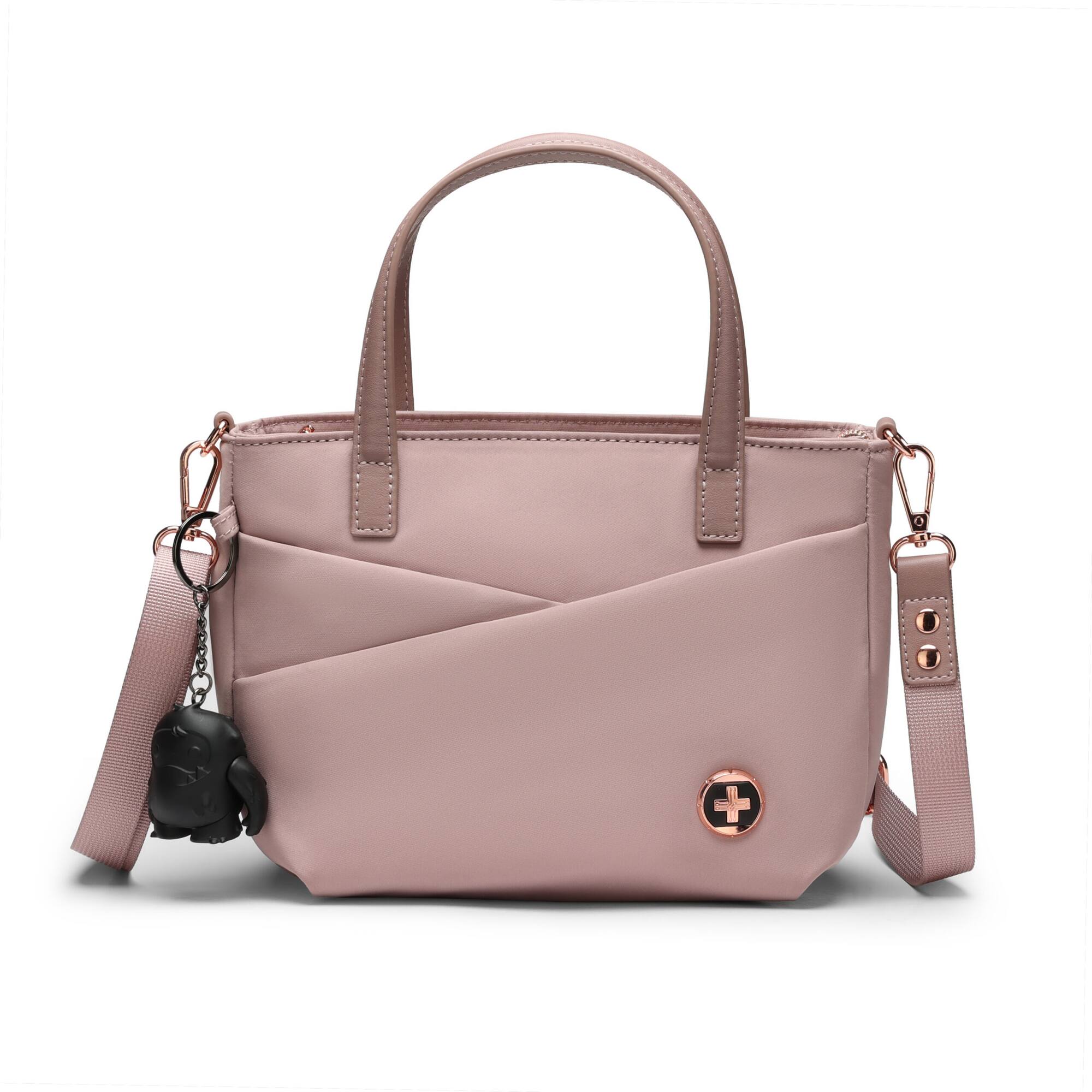 Alt View 1. Swissdigital Design - Swissdigital SD7518-82 Katy Rose NG Lotus Mini Tote Bag - Lotus.