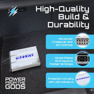 Hifonics Zeus 1800W Max Class D Monoblock Car Audio Amp & Bass Hifonics Zeus 1800W Max Class D Monoblock Car Audio Amp & Bass