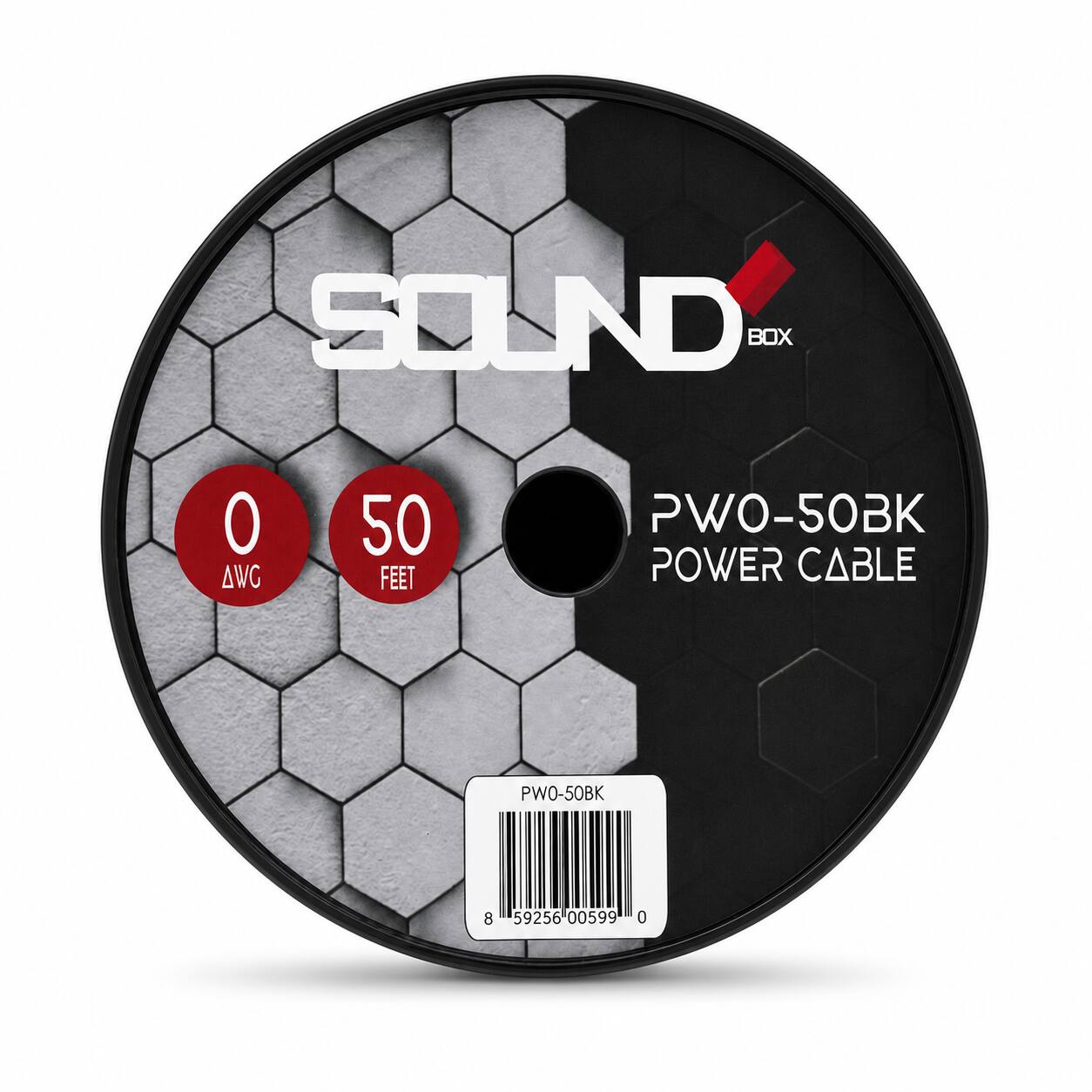 SOUND BOX  
0 AWG  
50 FEET  
PWO-50BK POWER CABLE  
PWO-50BK  
8 59256 00599 0