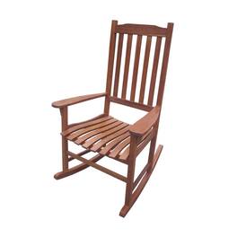 Northbeam - Traditional Rocking Chair, Natural Stain - Brown