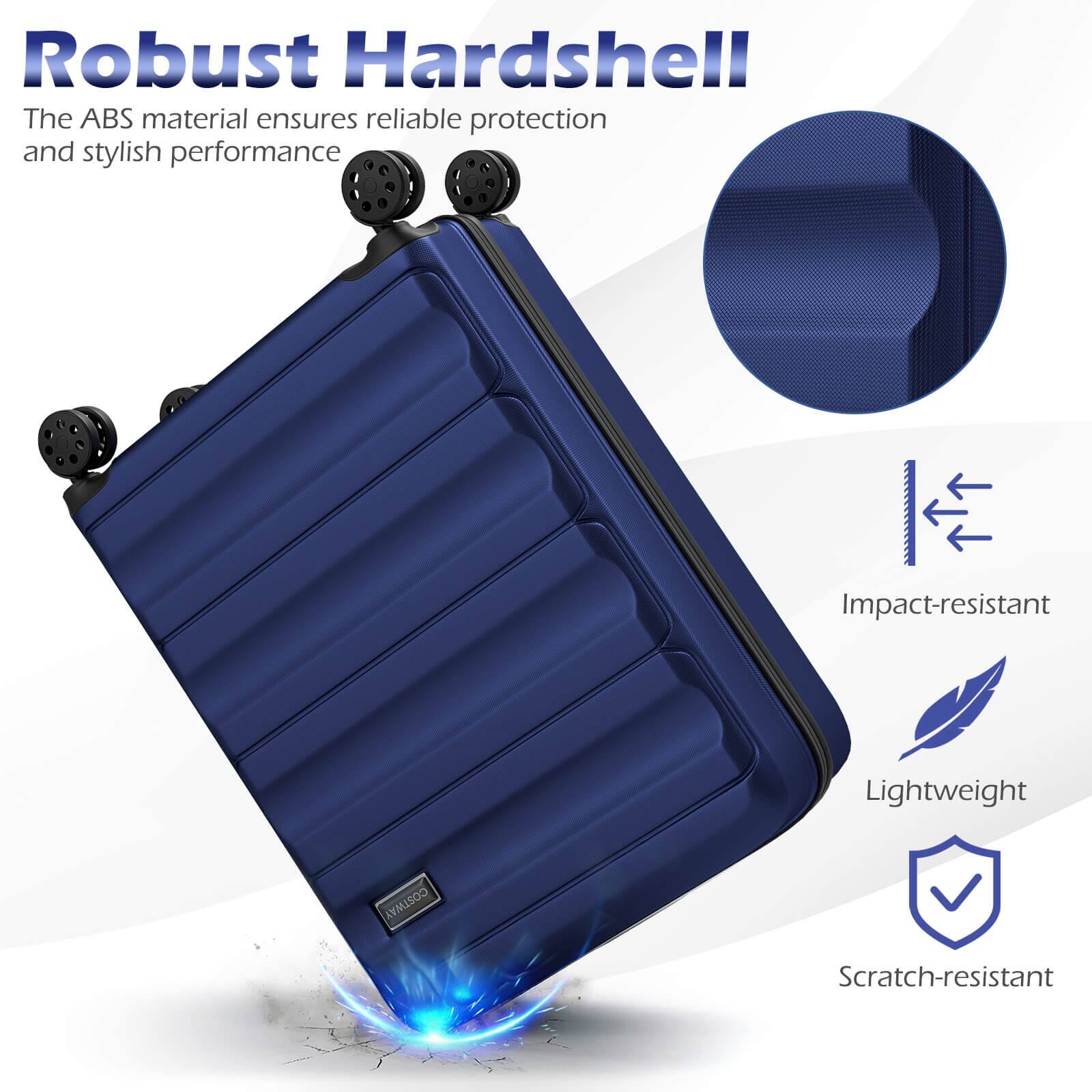 Robust Hardshell

The ABS material ensures reliable protection and stylish performance

- Impact-resistant
- Lightweight
- Scratch-resistant