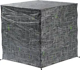 Ukonic - Star Trek Borg Cube 18 Inch Paper Lantern Floor Lamp - Gray