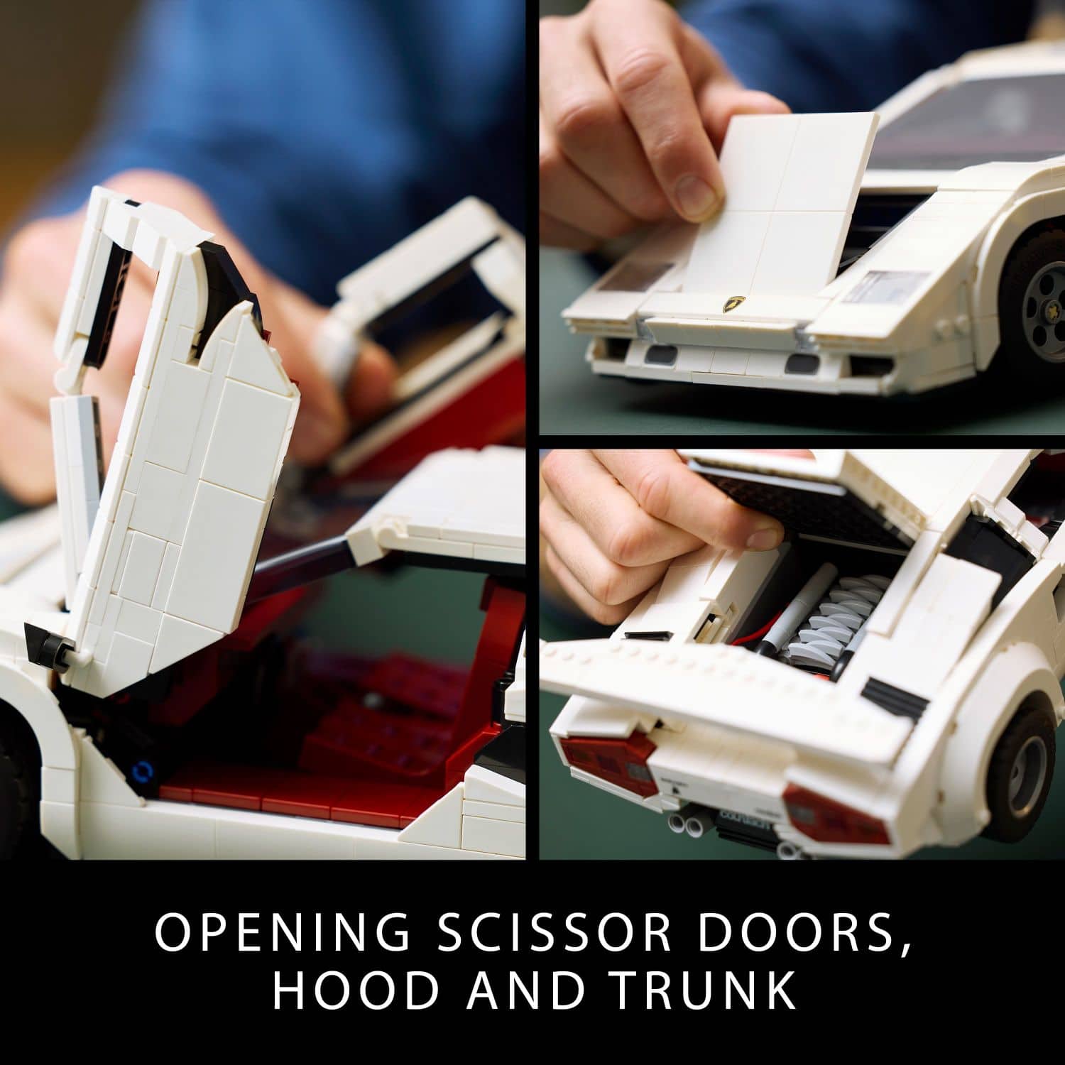 Opening Scissor Doors, Hood and Trunk