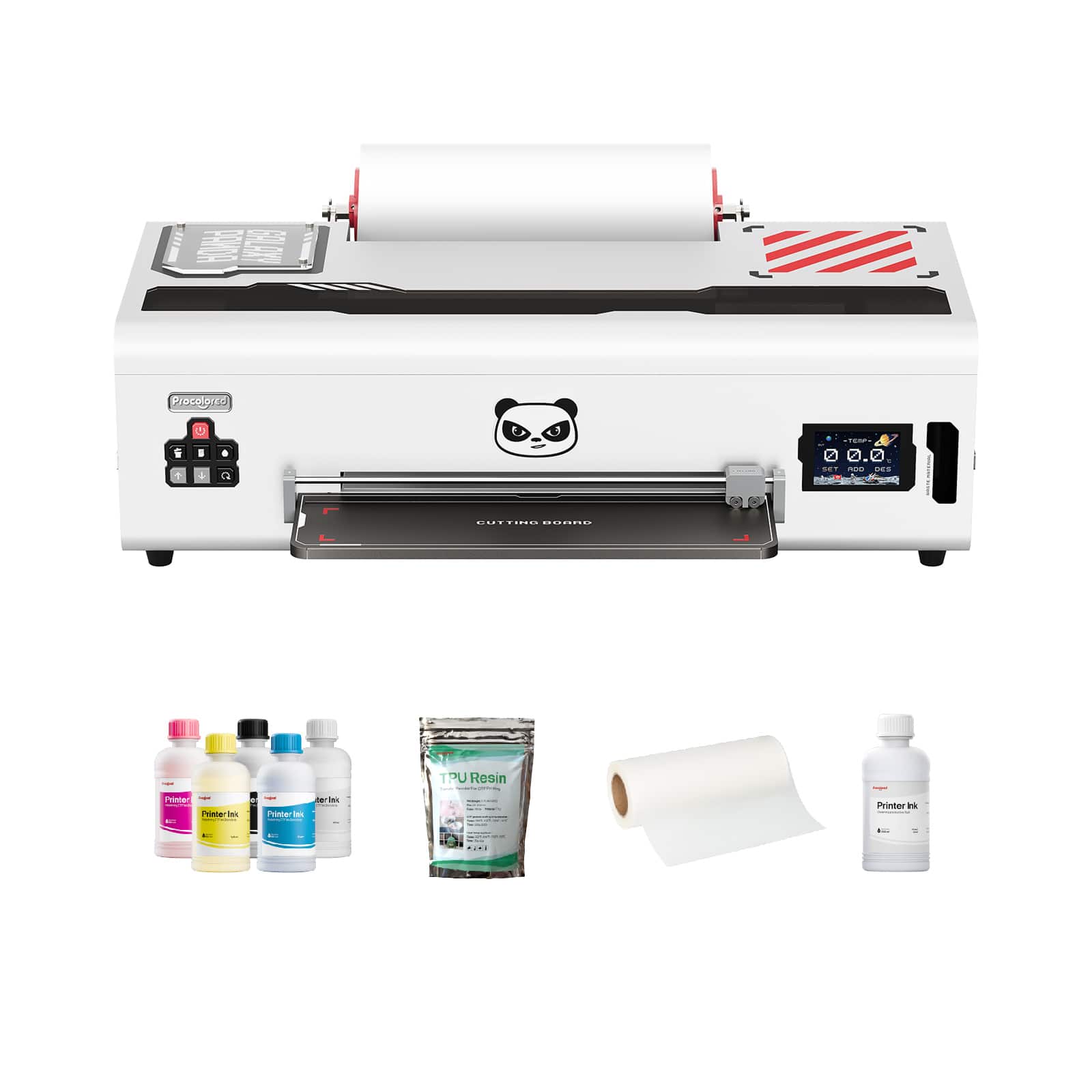 Procolored - K13 Lite A3 DTF Printer, LiteHead Technology, Easy Maintenance for Small Business & Home - White