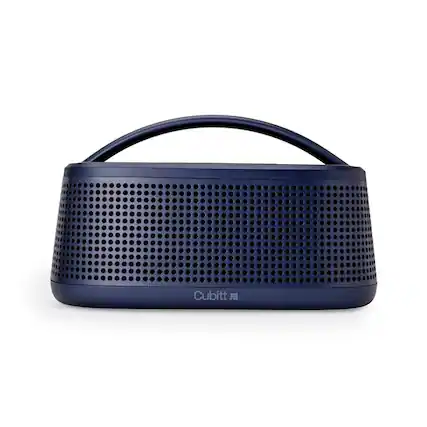 Front. Cubitt - Cubitt Power Pro Gen2 Bluetooth Speaker – Bold Sound & Deep Bass, IPX7 Waterproof, 6 H Playtime - Blue.