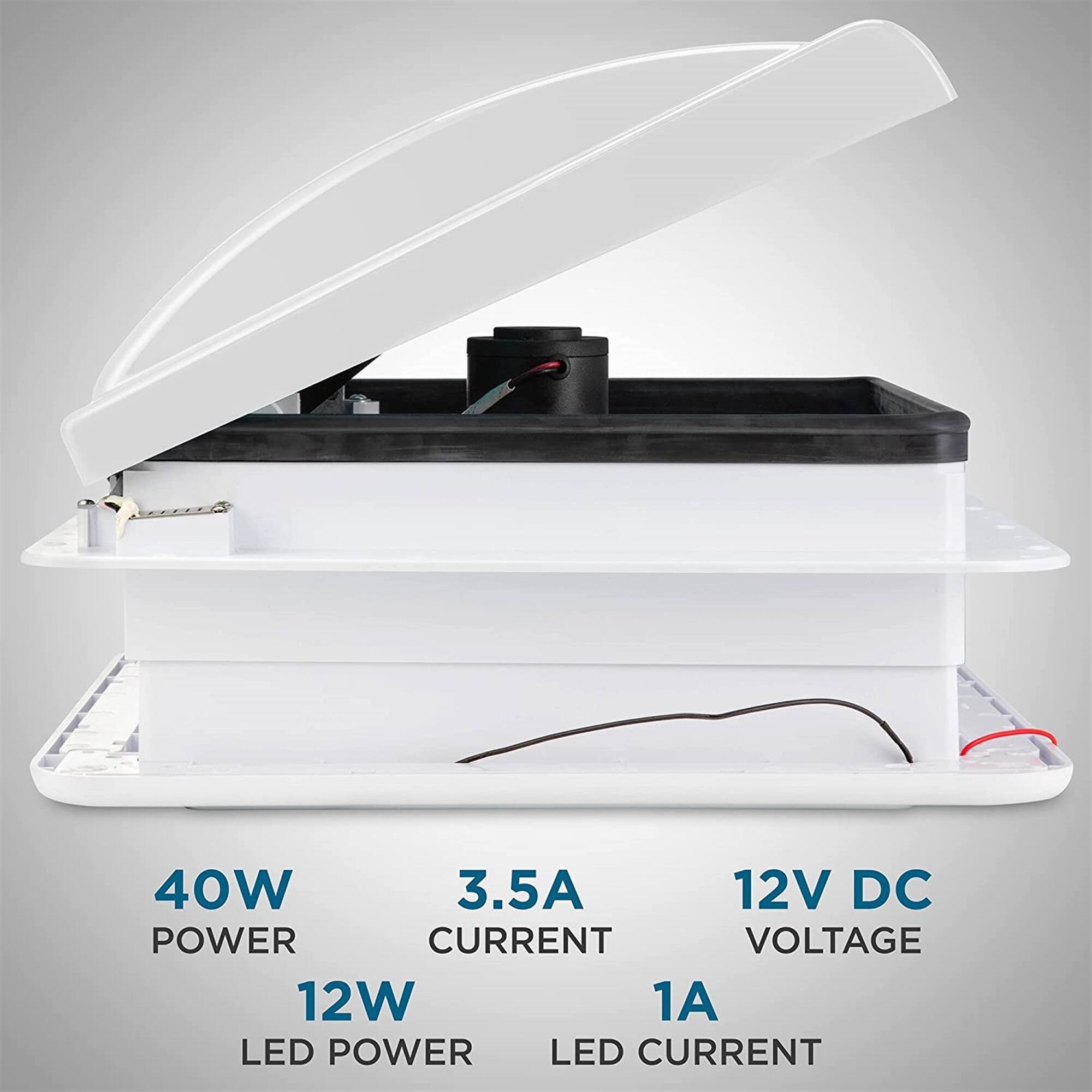 40W POWER
3.5A CURRENT
12V DC VOLTAGE
12W LED POWER
1A LED CURRENT
