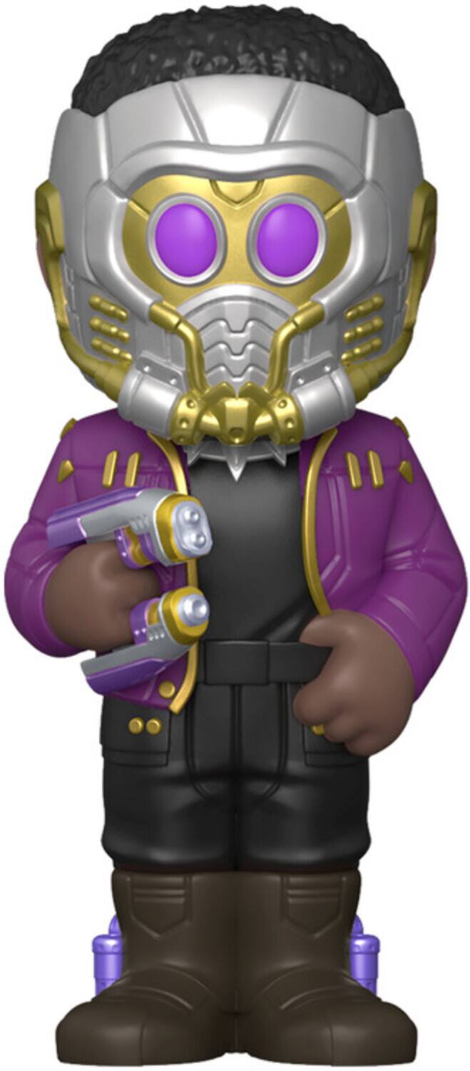 Alt View 2. Funko - FUNKO SODA Marvel: What If? - Starlord T'Challa (Styles May Vary)   - Collectibles - Multicolor.