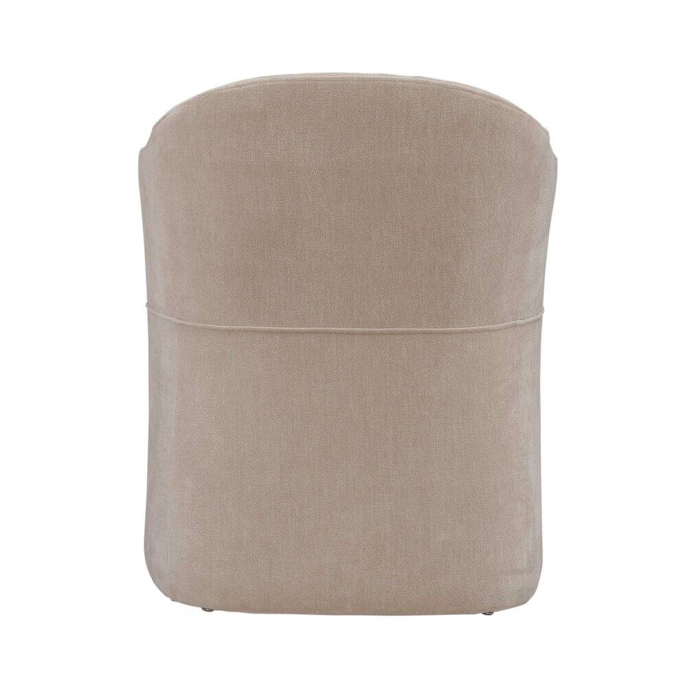 Alt View 1. Liberty Furniture Industries - Accent Dining Chair with Castors - Squared Arm - Wicker Upholstry - Brown.