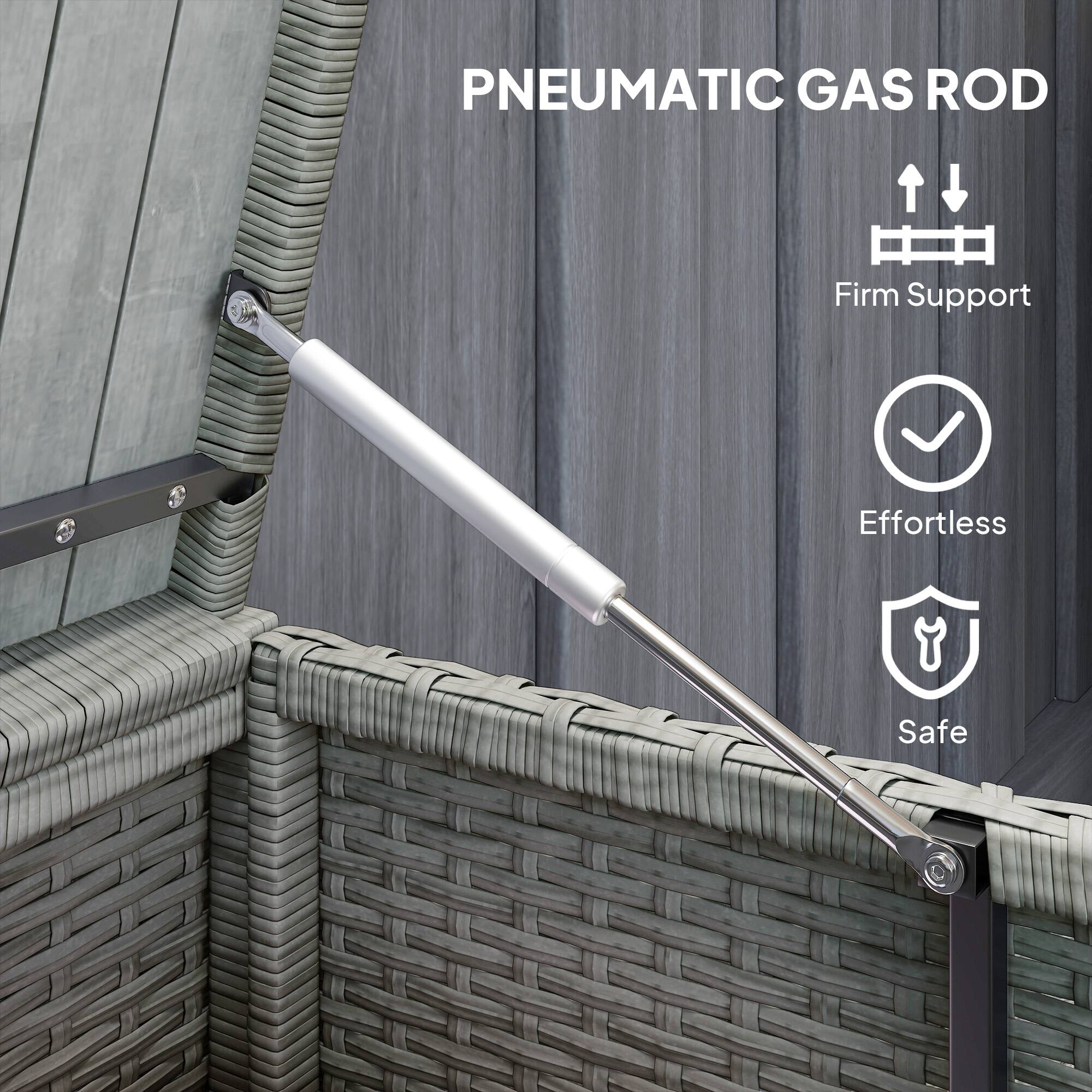 PNEUMATIC GAS ROD
Firm Support
Effortless
Safe