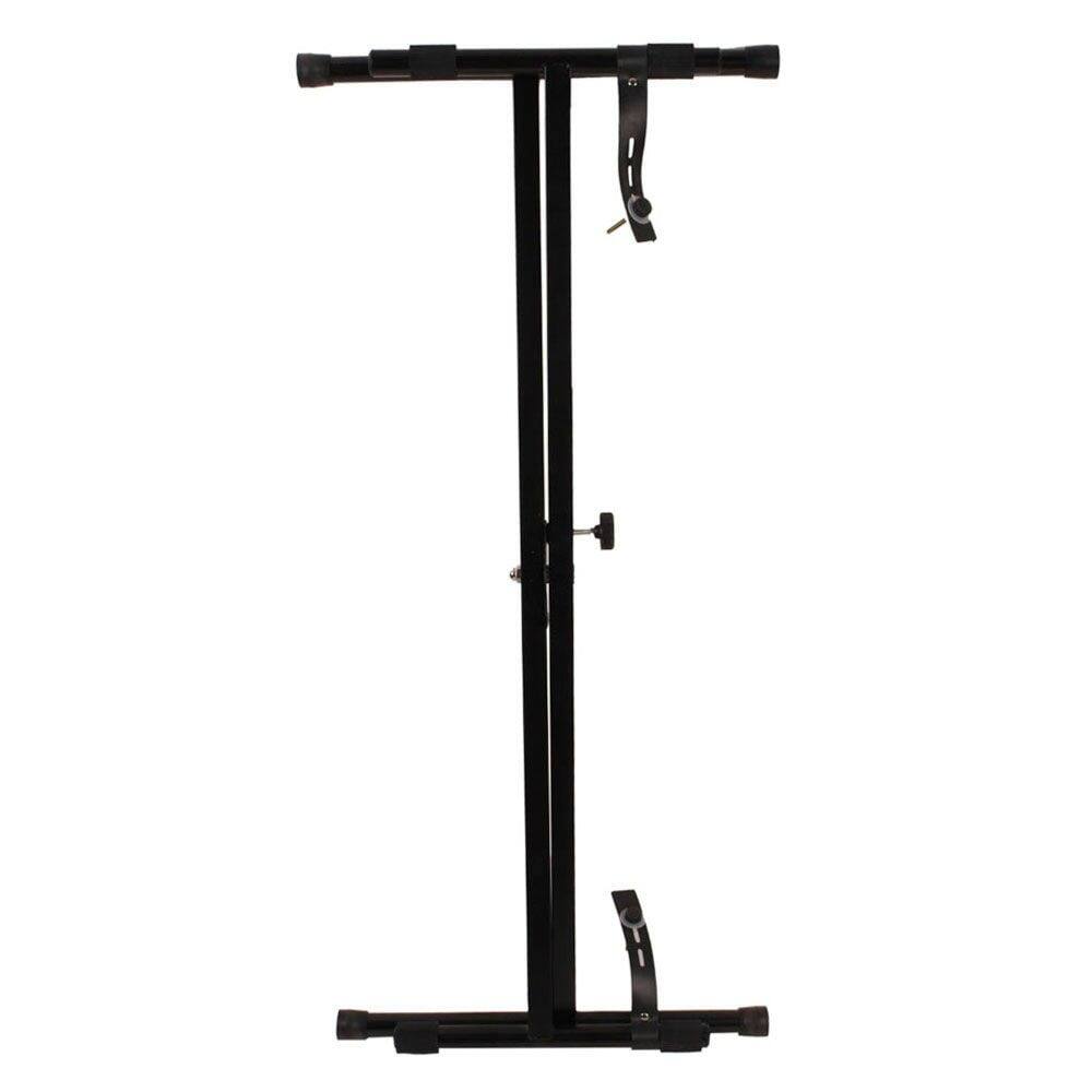 Back. Kadyn - Kadyn XType Keyboard Support Stand, Adjustable Folding Music Instrument Stool Seat Black, For Concert Halls, Black - Black.