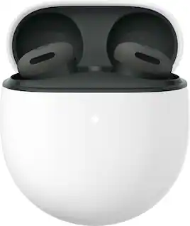 Front. Google - Google Pixel Buds 2a - Wireless Earbuds with Active Noise Cancellation - Bluetooth Headphones - Hazel.