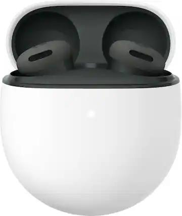 Front. Google - Google Pixel Buds 2a - Wireless Earbuds with Active Noise Cancellation - Bluetooth Headphones - Hazel.