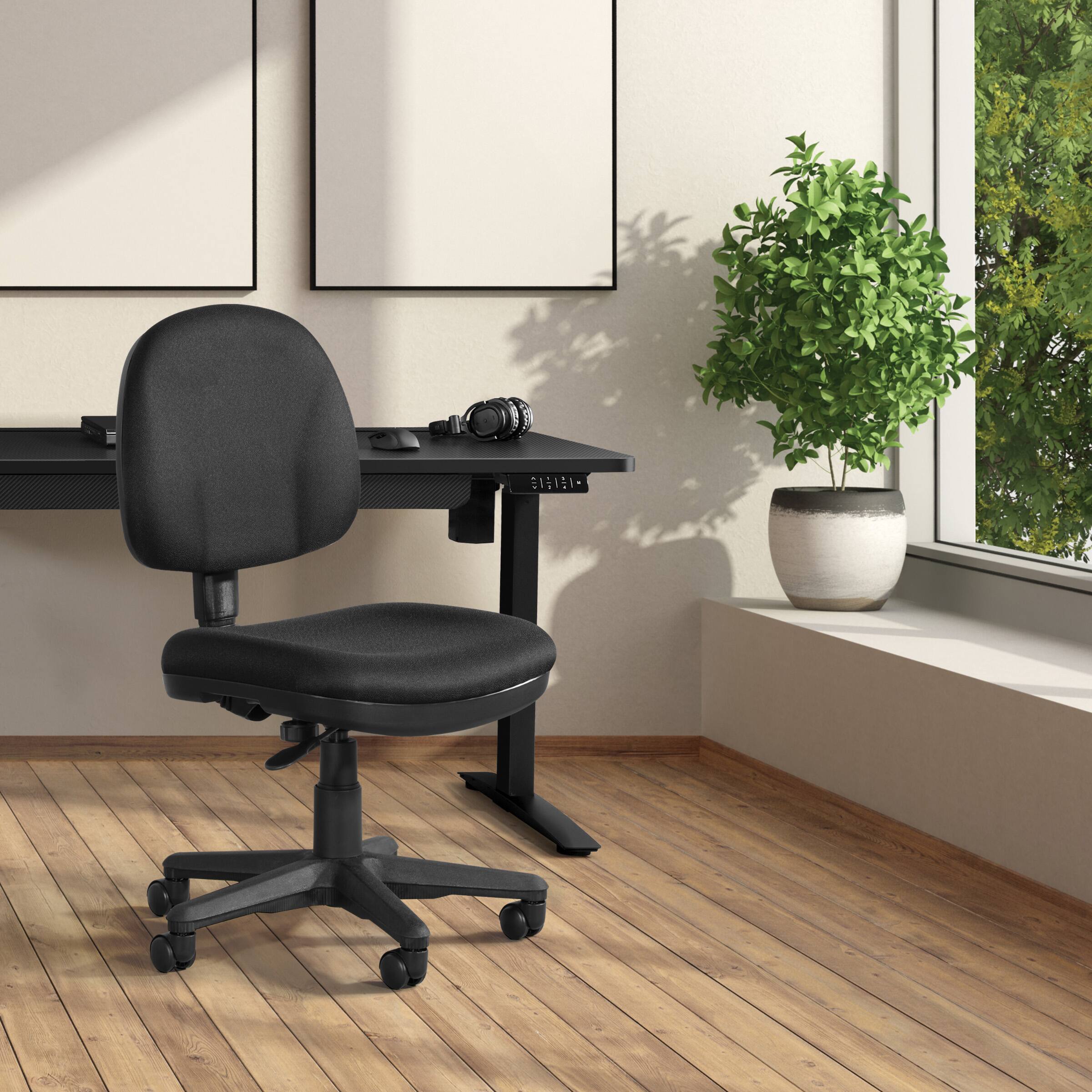 Alt View 1. Office Star Products - Sculptured Task Chair - Black.
