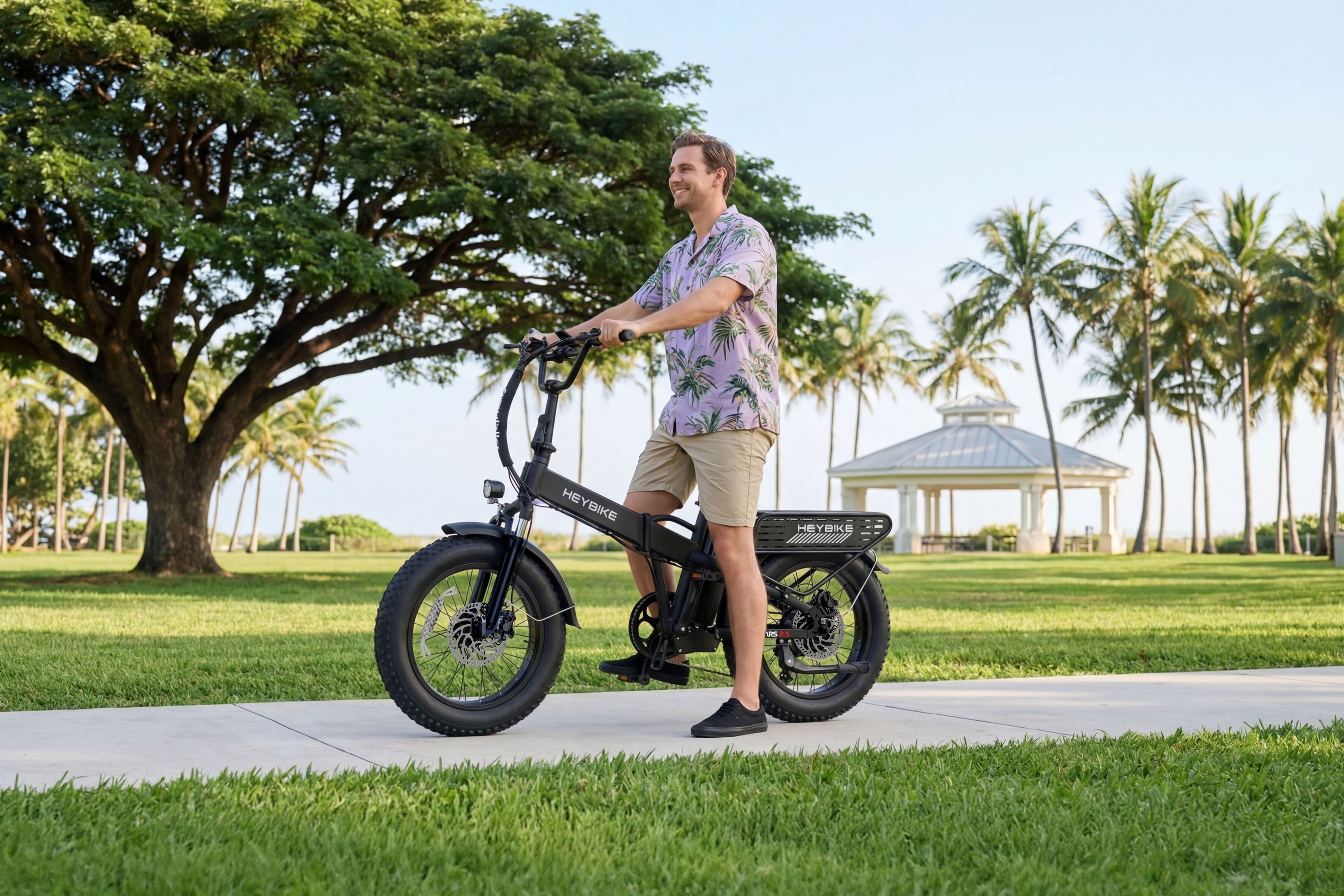 Heybike - Mars 2.5 Foldable E-bike w/ 45mi Max Operating Ran
