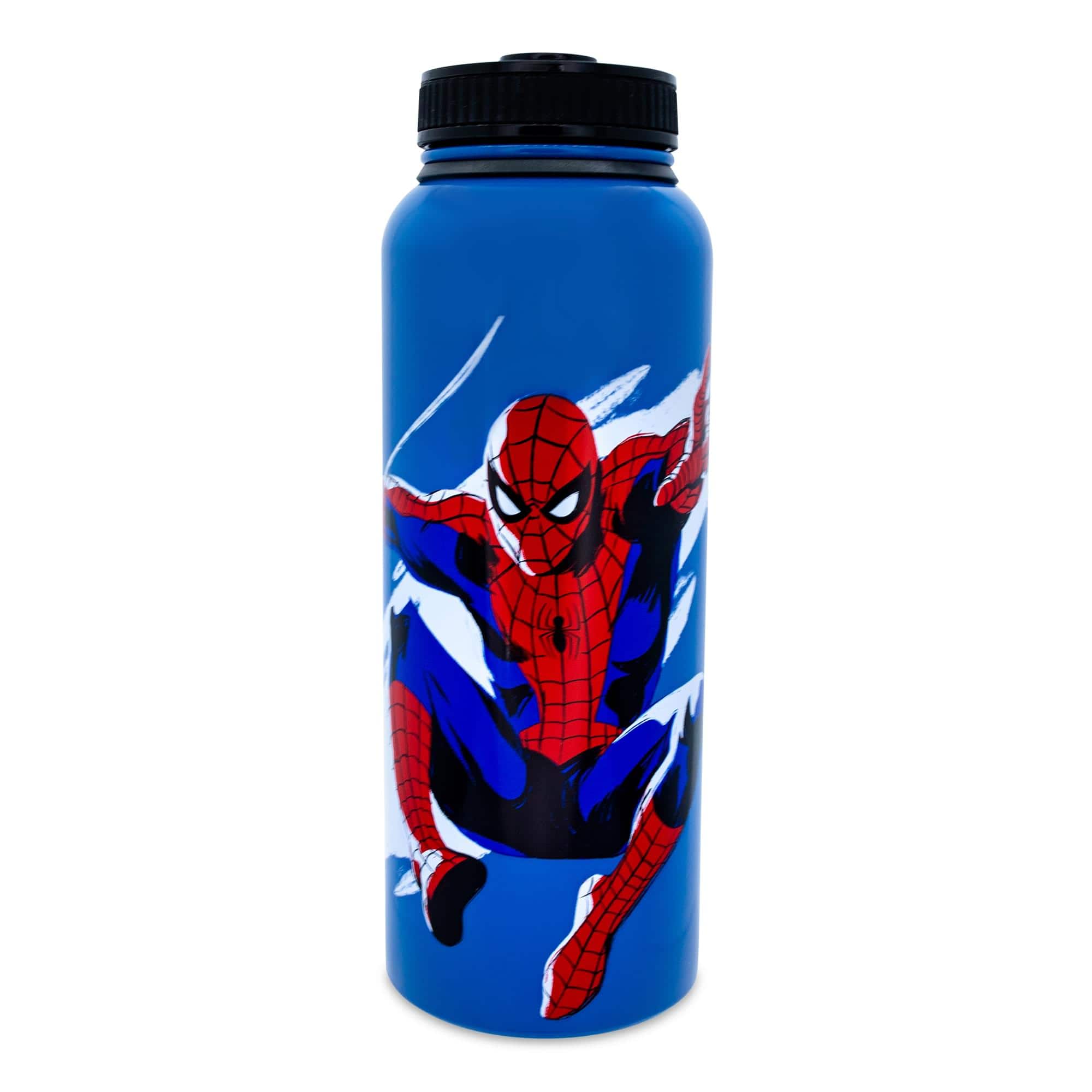 Marvel - Comics Spider-Man Stainless Steel Water Bottle | Holds 42 Ounces - Blue price history on PriceWatchPro