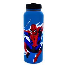 Marvel - Comics Spider-Man Stainless Steel Water Bottle | Holds 42 Ounces - Blue