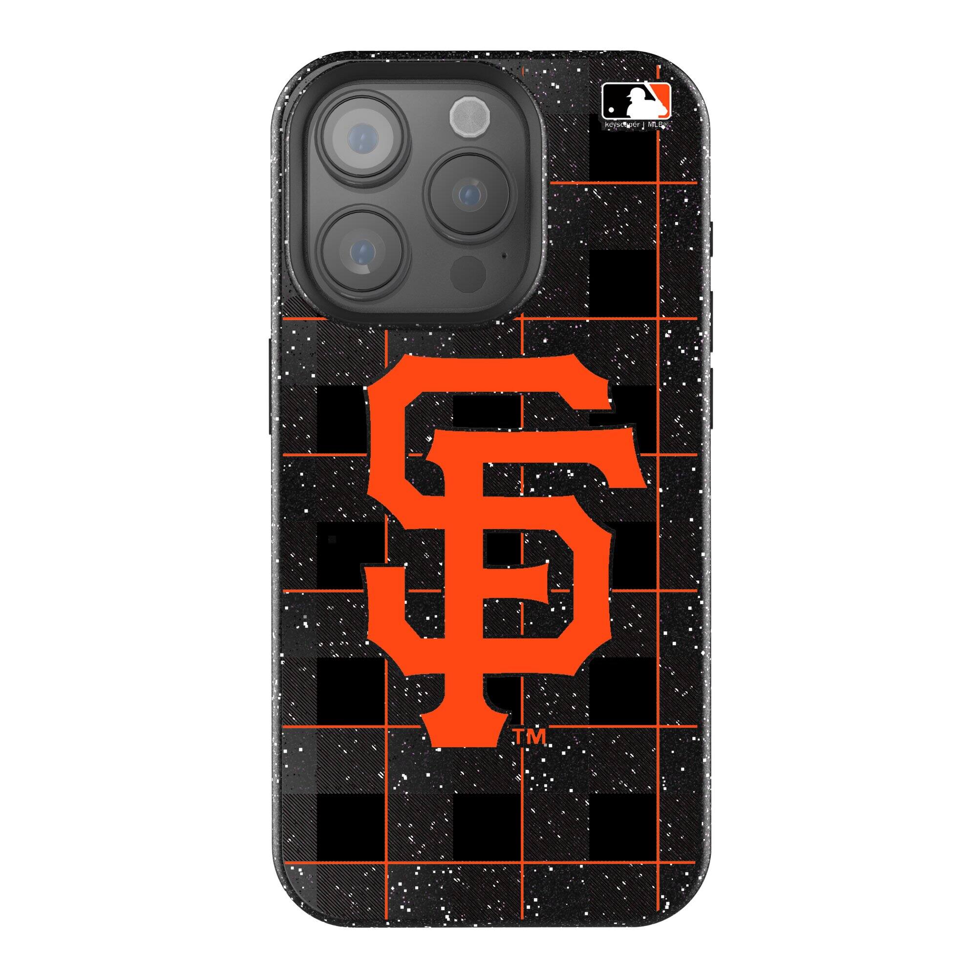 Keyscaper - MLB - San Francisco Giants Plaid Bling iPhone Case - 14 Pro Max - Black price history on PriceWatchPro
