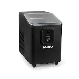 Igloo - 26-lb. Self Cleaning Ice Maker - Black