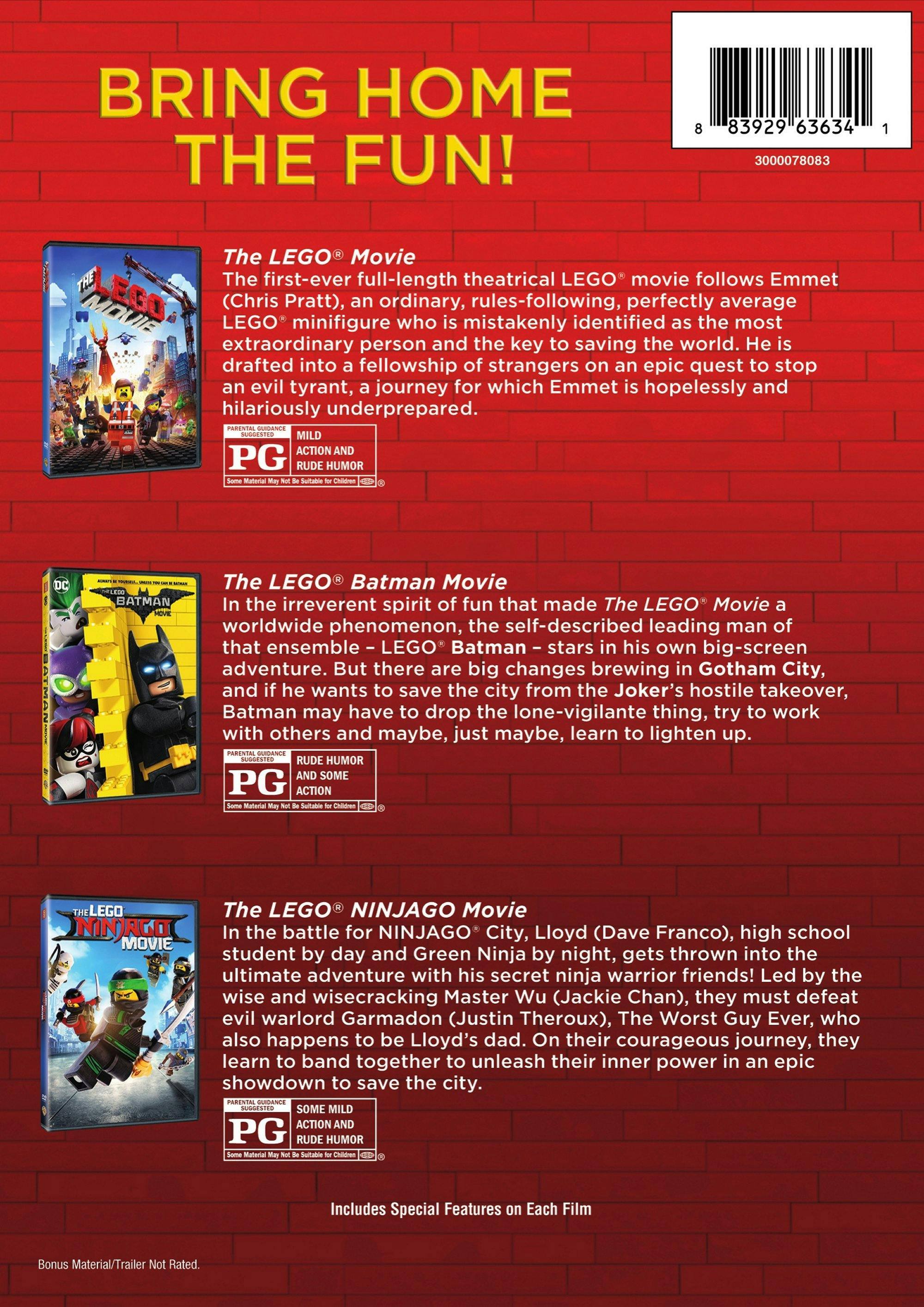 The LEGO Movie Collection (Box Set) [DVD] [Standard] - Best Buy