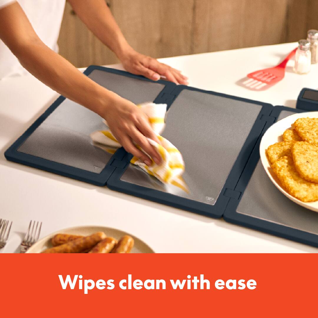 Wipes clean with ease
