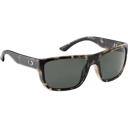 Front. Flying Fisherman - Flying Fisherman Waypoint Polarized Sunglasses - Matte Tortoise/Smoke - Matte Tortoise/Smoke.