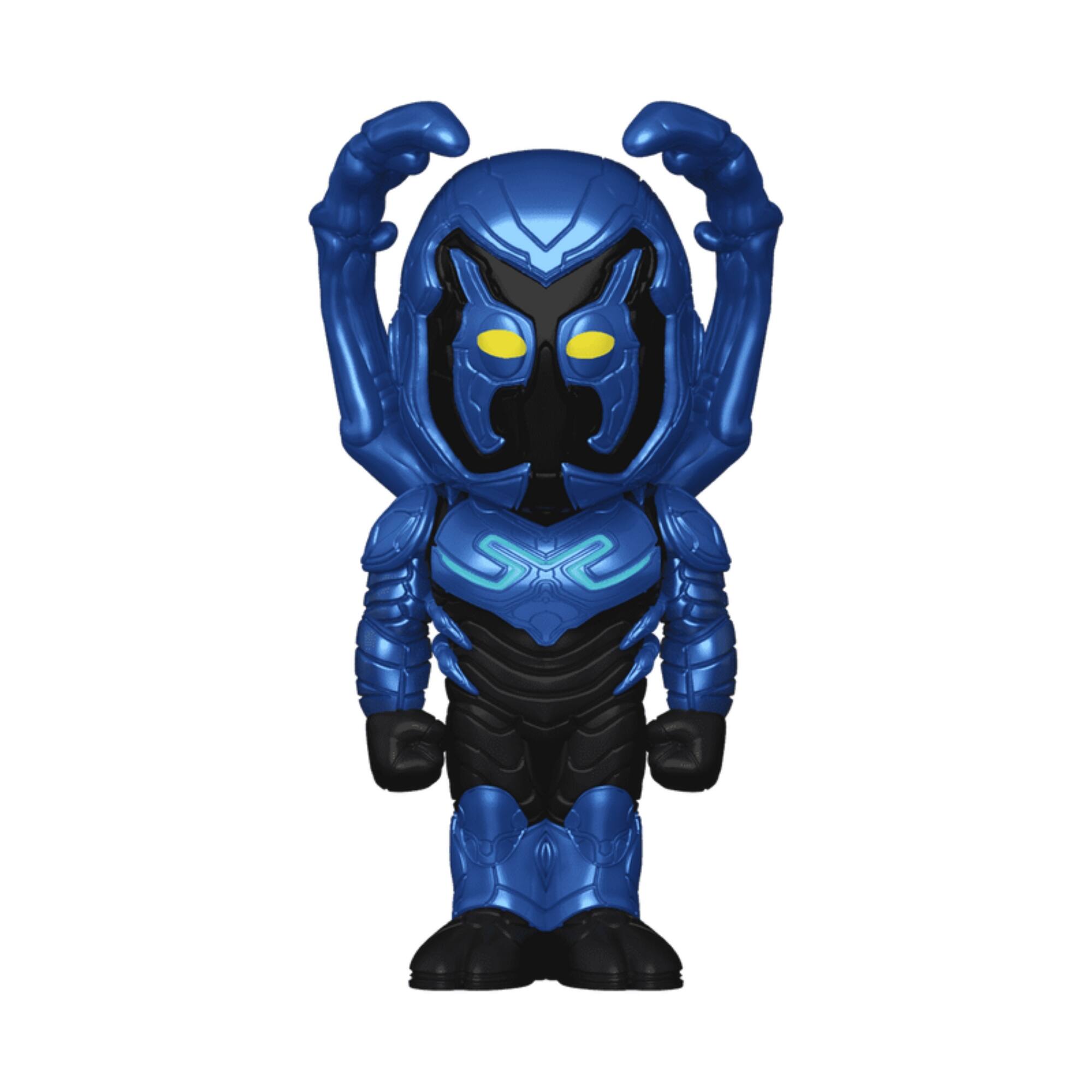 Alt View 1. Funko - Blue Beetle: Blue Beetle Funko Vinyl Soda Figure - Blue.