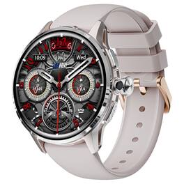 LOKMAT - APPLLP 3 4G Android Smartwatch with SIM, 1.6" AMOLED Display, 3GB+32GB, GPS, SIM Card Support, WiFi & Rotating Camera - Silver - (2026)
