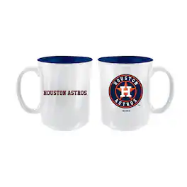 The Memory Company - Houston Astros 2-Pack 15oz. Iridescent Ceramic Mug Set - Multicolor