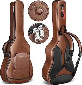 CAHAYA - Guitar Case Acoustic Bag - 0.8in Thick Padding Guitar Gig Bag Design Fits 40 41 42in Acoustic Guitars CY0383-1 price history on PriceWatchPro