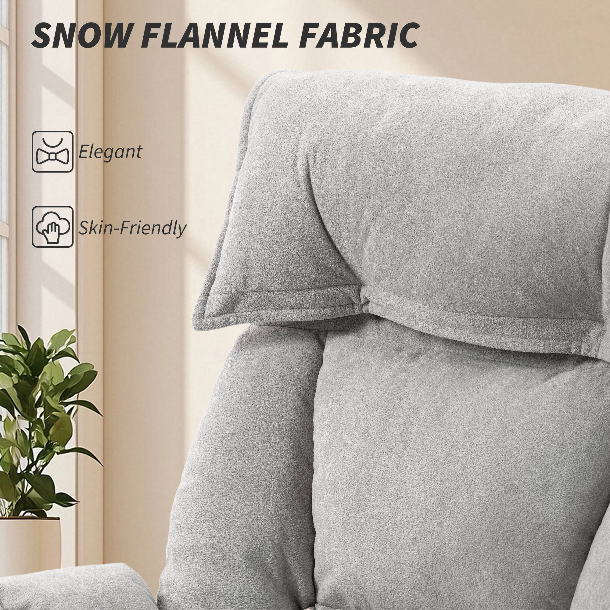 SNOW FLANNEL FABRIC

Elegant  
Skin-Friendly