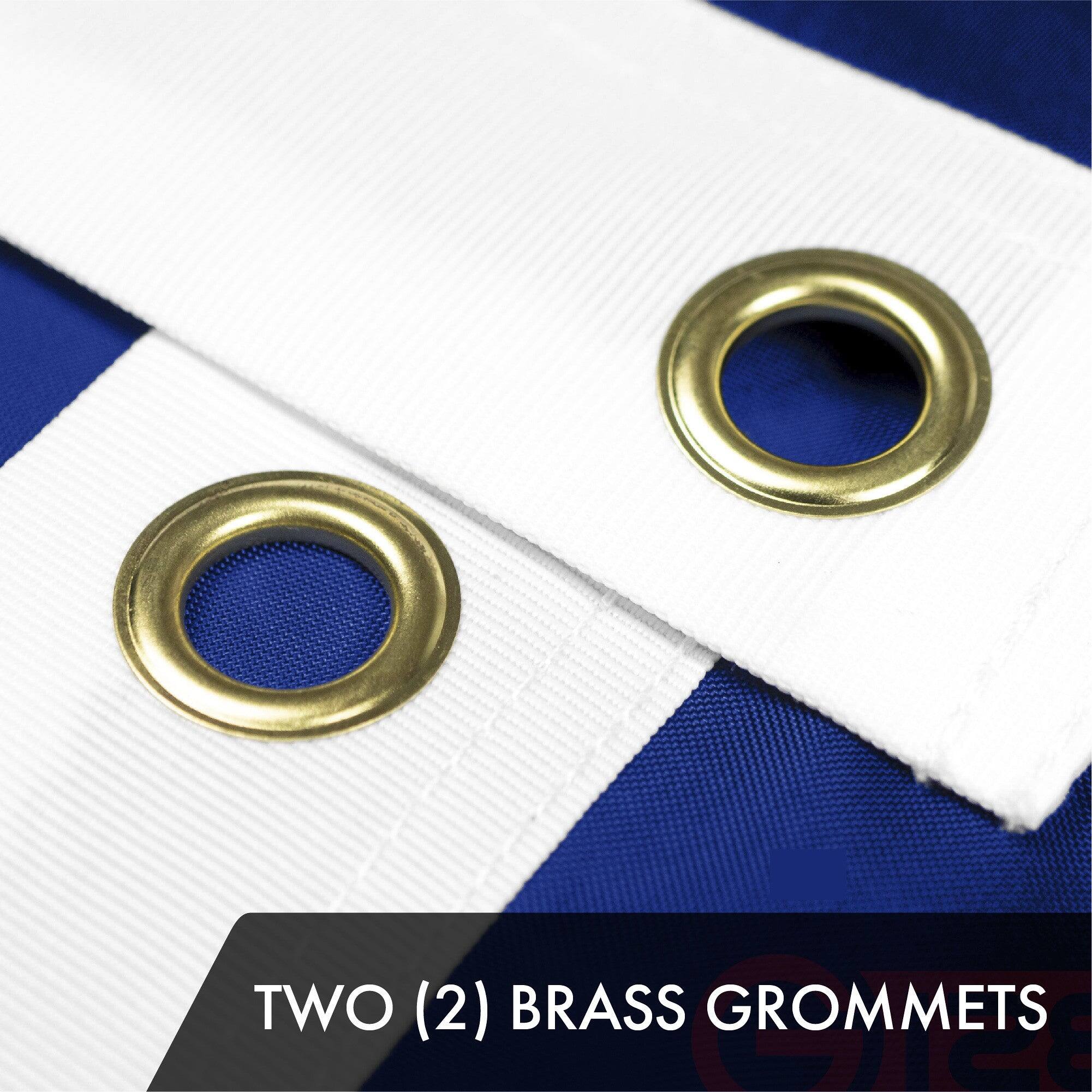 TWO (2) BRASS GROMMETS