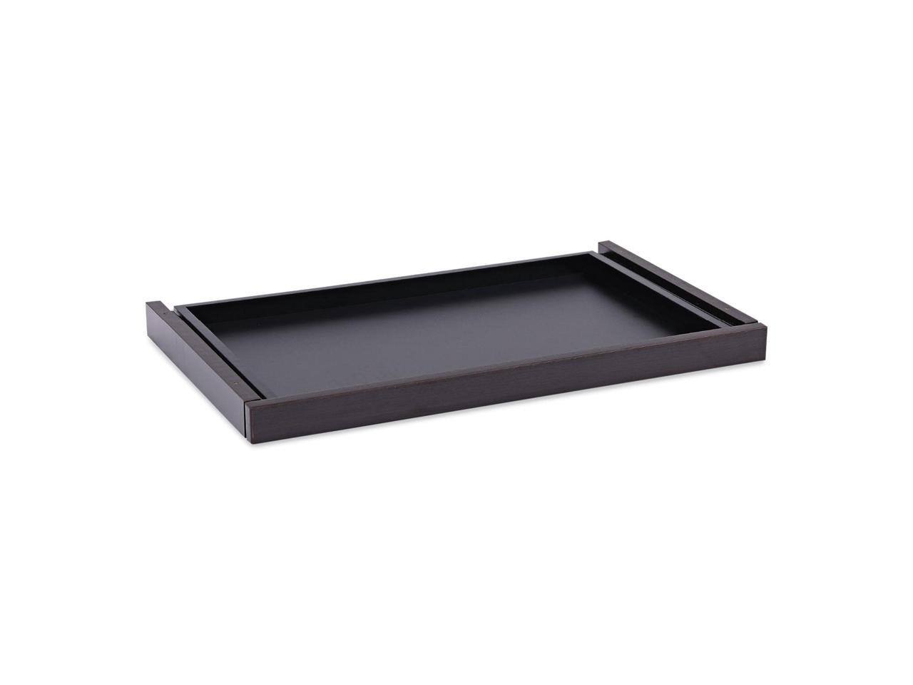 Alt View 4. Alera - Alera Valencia Series Center Drawer 24 1/2w x 15d x 2h Espresso VA312414ES.