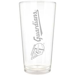 Great American Products - Cleveland Guardians Etched 16oz. Vertical Rally Cry Pint Glass - Multicolor