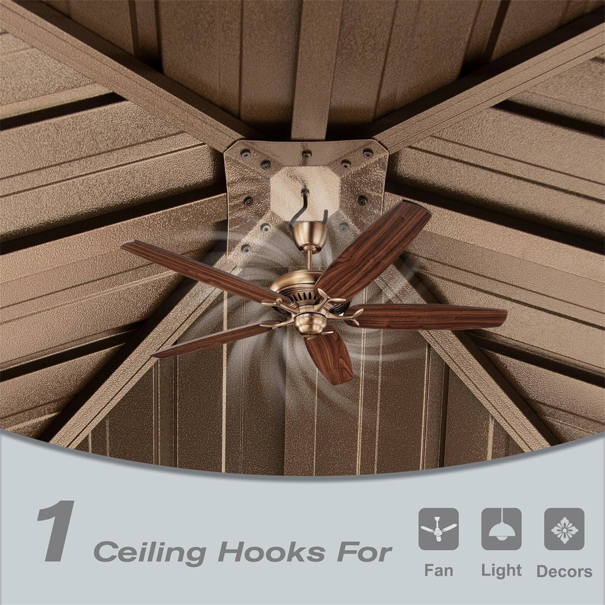 1 Ceiling Hooks For Fan Light Decors