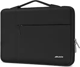 mosiso - 16-inch Laptop Sleeve with Handle, Slim Protective Case for 15–16-inch Laptops - Black