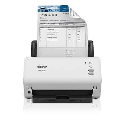 Brother - Duplex Document Scanner, Black/ - White